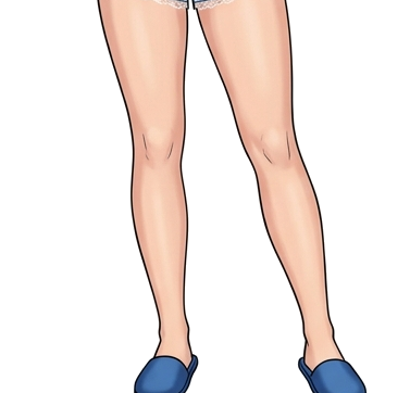 Femme Pyjama - Bas du corps Face (Edited)