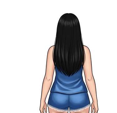 Femme Pyjama - Buste Dos (Edited)
