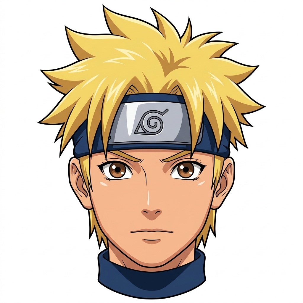 Naruto - Tête Face